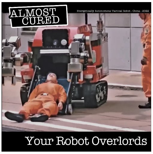 YROverlords's tweet image. Artwork for “Almost Cured”was denied again… screw it. The world needs to know about #EnergeticallyAutonomousTacticalRobots #eatr and if this image reaches at least one person, than we’ve done our job. #yourrobotoverlords #punk #newwave 

soundcloud.app.goo.gl/1GpQRhLejE5U5n…