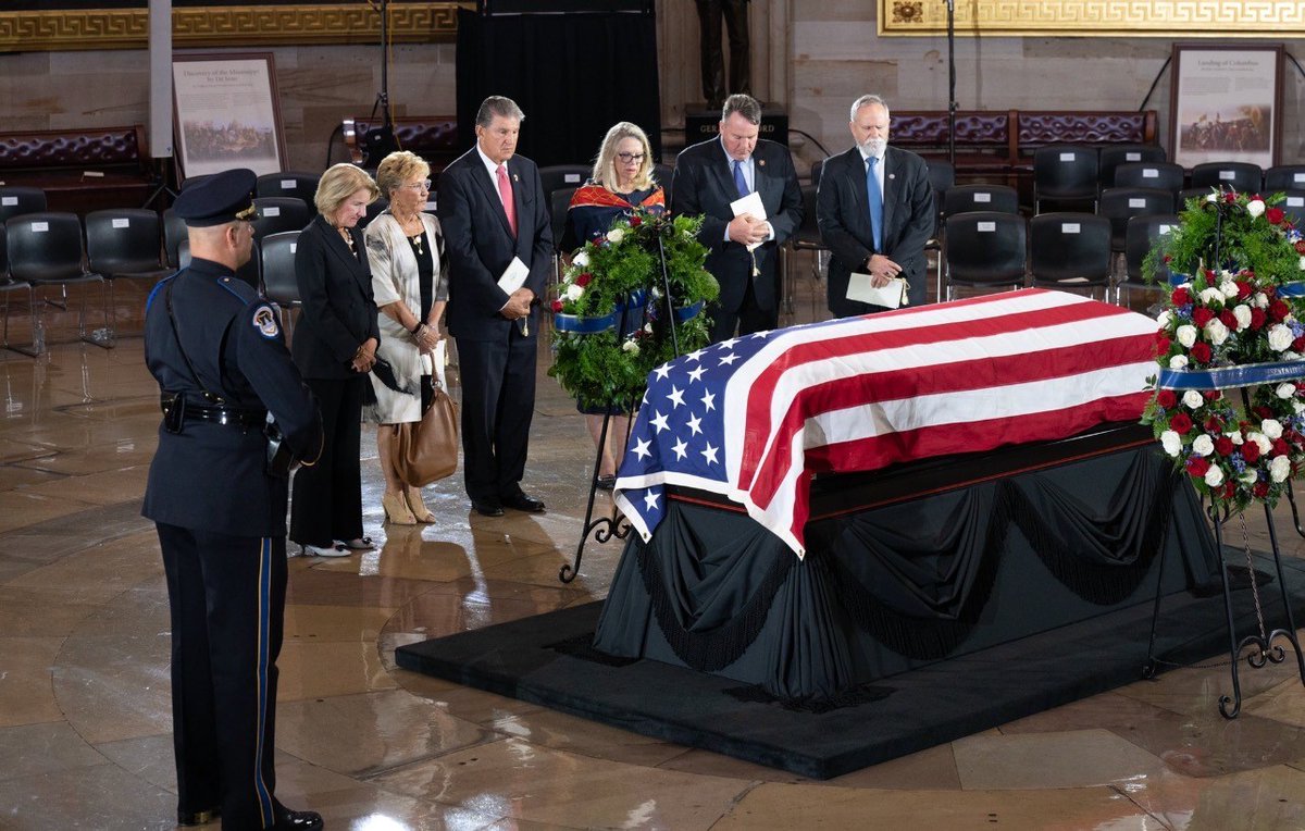 It was an honor to pay my respects to Woody Williams yesterday in the US Capitol. A fitting tribute for a man who was a patriot in every sense. He will not be forgotten.