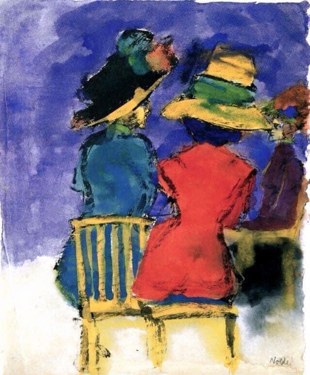 olgatuleninova's tweet photo. Ladies in the Café, 1910
Emil Nolde (German / Danish,1867-1956) https://t.co/LFInYeB4da