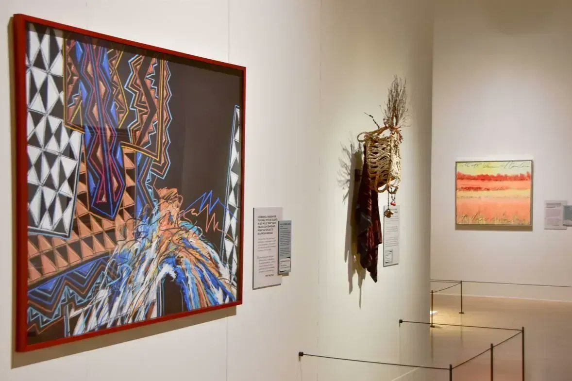 IndianaMuseum's tweet photo. #DidYouKnow the Indiana State Museum and Historic Sites owns 7,000+ works of art? See 26 recently acquired artworks to the collection before #CollectingIndiana: Recent Art Acquisitions at the #IndianaStateMuseum closes SUNDAY. Plan your visit: https://t.co/1Jp3rdNhzL https://t.co/v2J5akXFbo