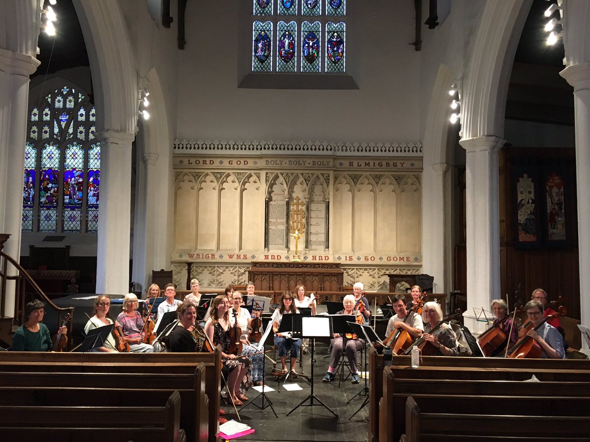 waveneystrings's tweet image. What a treat it was to rehearse in St Mary’s Church #Bungay. 
Can’t wait for our concert on Sunday 7pm - tickets £7 on the door. U16’s free, 
Including Mozart, Handel, Queen, Adele, Les Mis and so much more! #livemusic #suffolk #whatson