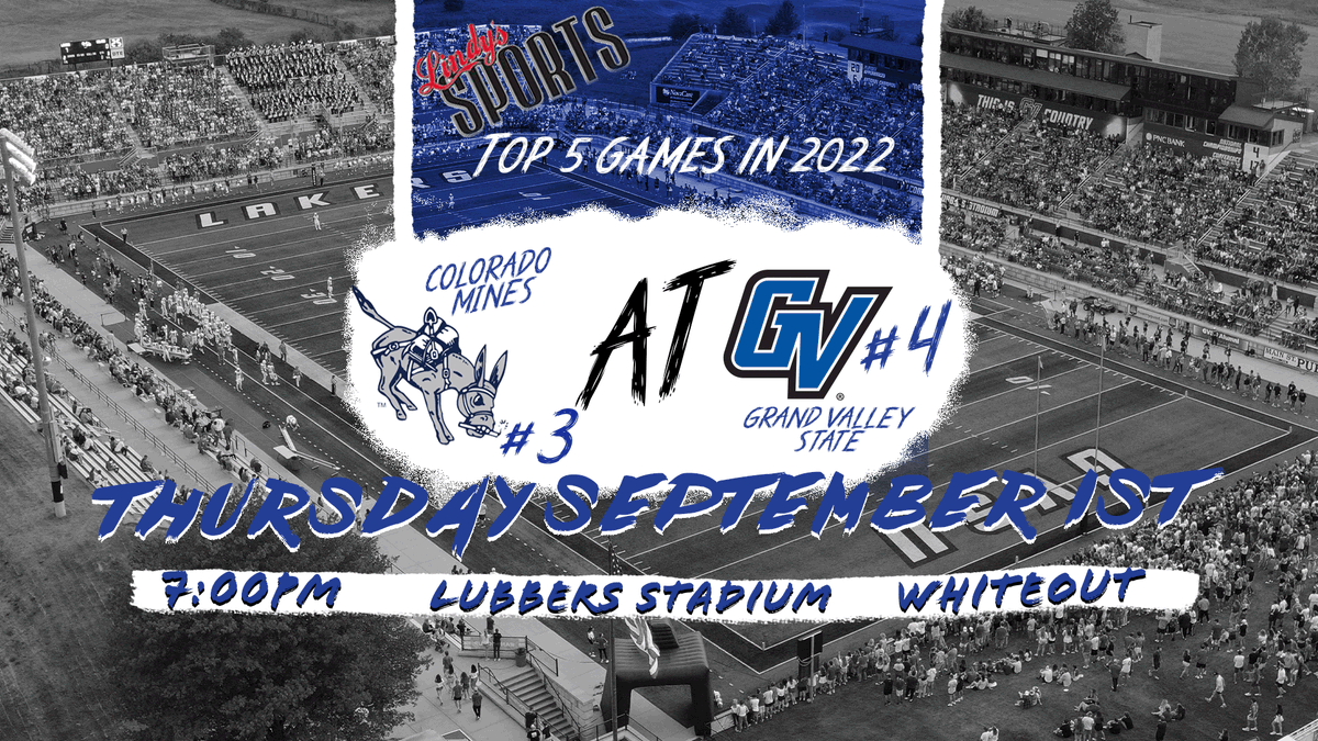 2022 GVSU Laker Football is prepping for the 51st campaign on the gridiron. You do not want to miss the action. #AnchorUp