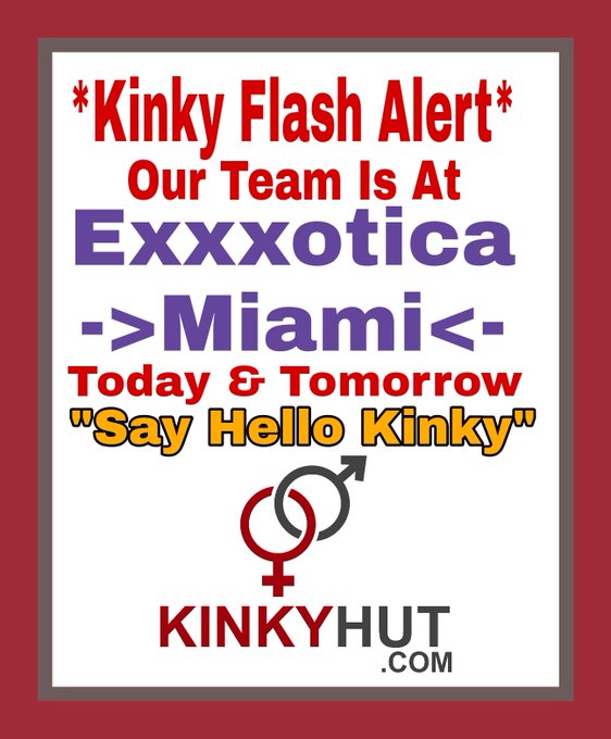 It's up for today and tomorrow Miami we see you at exxxotica #kink #fetish #lifestyle #LS https://t.<a href="/tag/lifestyle"class="tags"><span>#lifestyle</span></a><a href="/tag/fetish"class="tags"><span>#fetish</span></a><a href="/tag/ls"class="tags"><span>#ls</span></a><a href="/tag/kink"class="tags"><span>#kink</span></a>