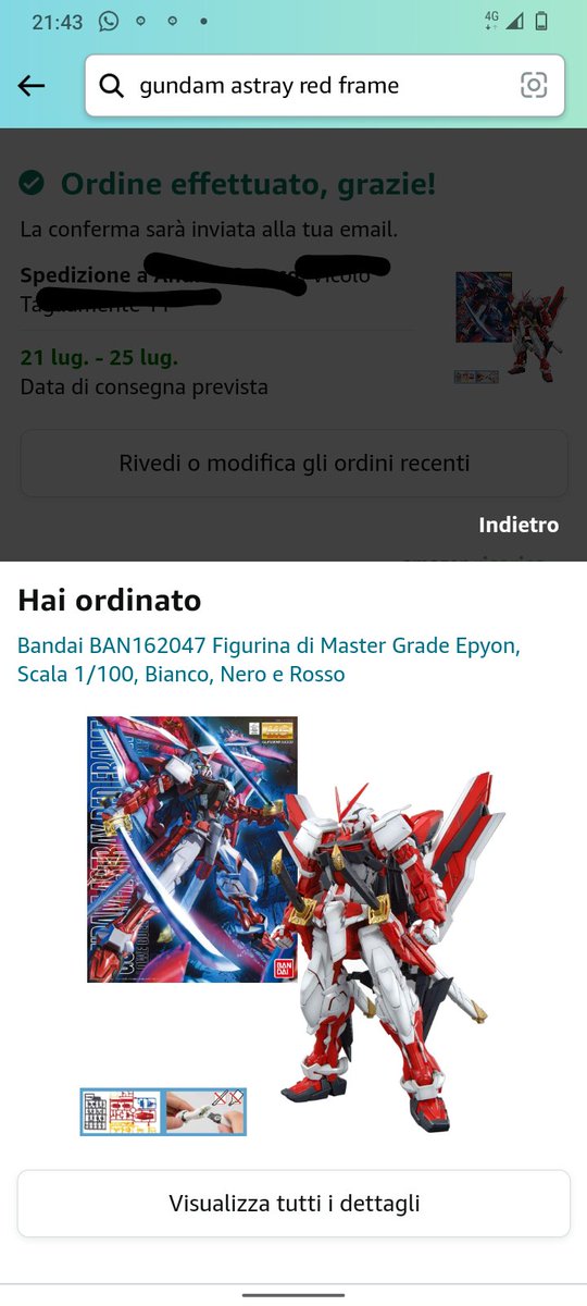 LinkBadguyZero's tweet photo. Okay @SwoleKy
As a man and samurai descendant, I have only ONE WORD.
My wallet now hates me (and you), but I did it ù__ú
#gundam #gunpla #redframekai #keeptheword #dammitthatwasexpensive https://t.co/HfM67q96vQ