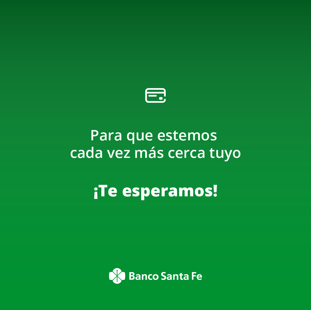 El jueves 14 de julio tuvimos el honor de inaugurar un nuevo Cajero Automático Banco Santa Fe, para que estemos cada vez más cerca.
Ahora, todos los vecinos de Margarita, van a poder encontrarnos en nuestro nuevo espacio en Avenida Santa Fe 2148
.
¡Los esperamos!
