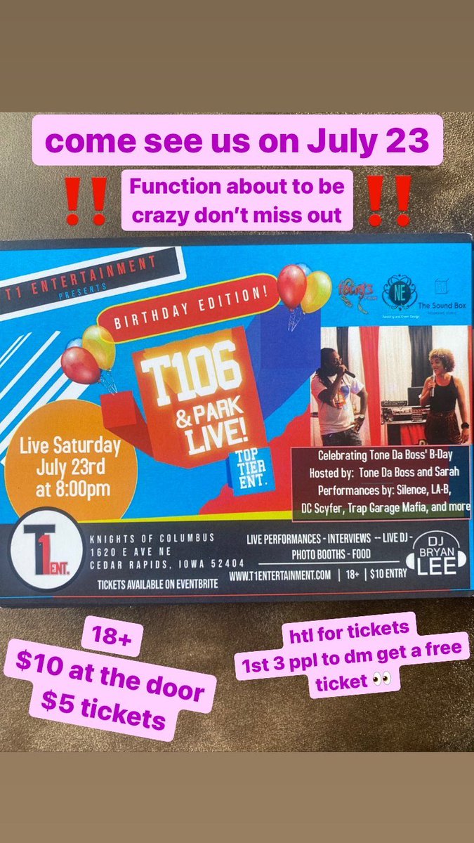let’s go let’s go 
July 23 let’s start a riot