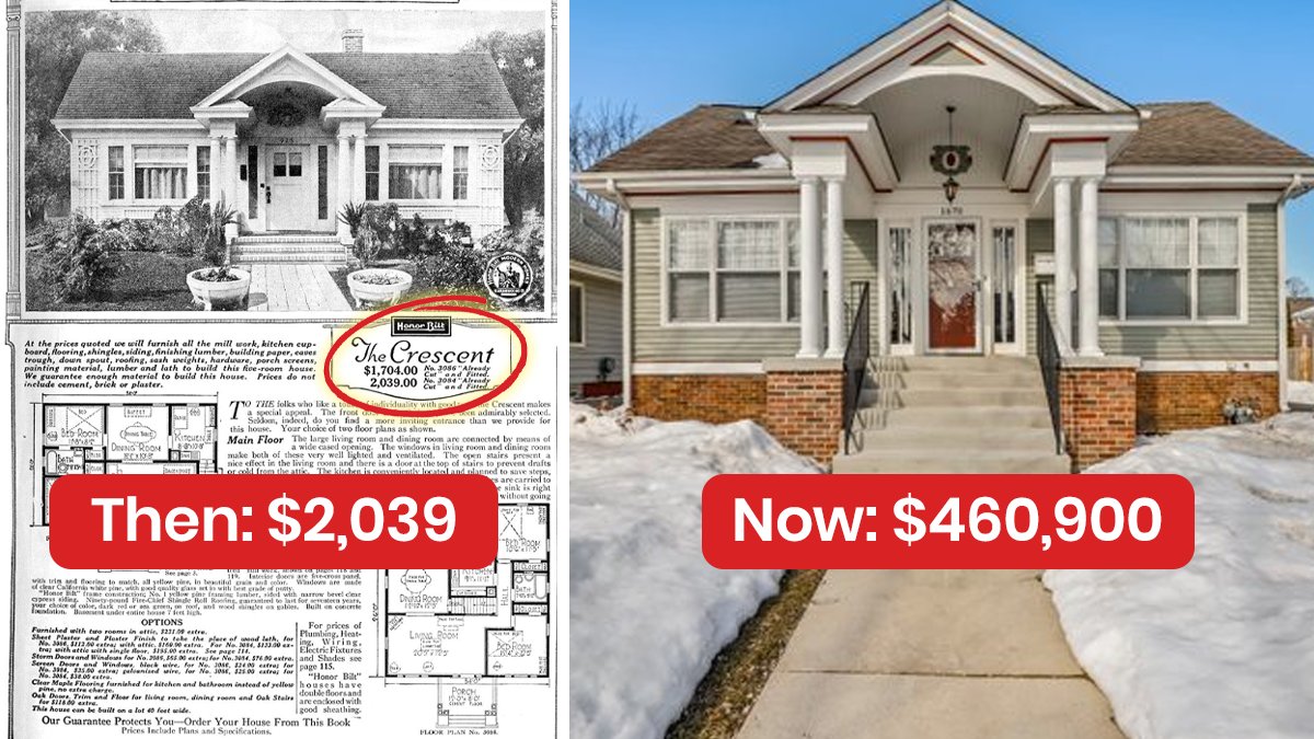 This is what a $2,039 Sears catalog home looks like today 💁‍♀️