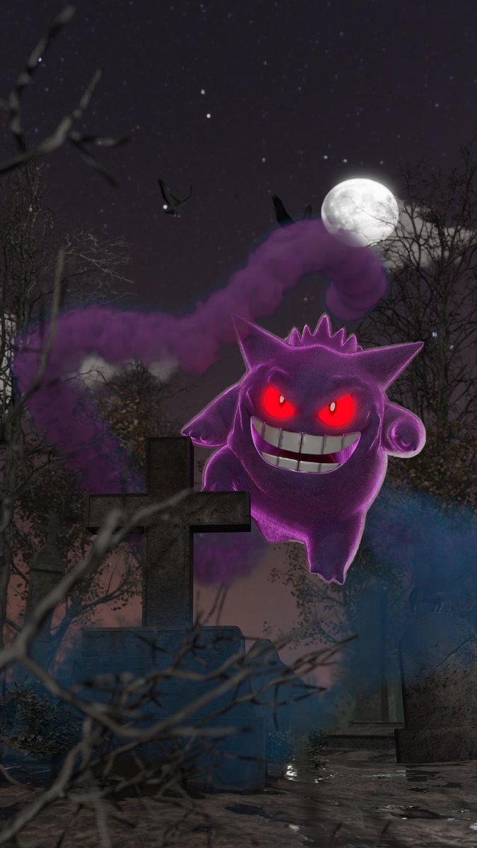 itsbishoperic's tweet photo. #GENGAR ; The Shadow #Pokémon It emerges from darkness to steal the lives of those who become lost in mountains.

#3D #daily #fyp #fuckrender #howiseedatworld #spooky #haunted #night #environment #digitalart #graveyard #goth https://t.co/qT5qkQVL4S