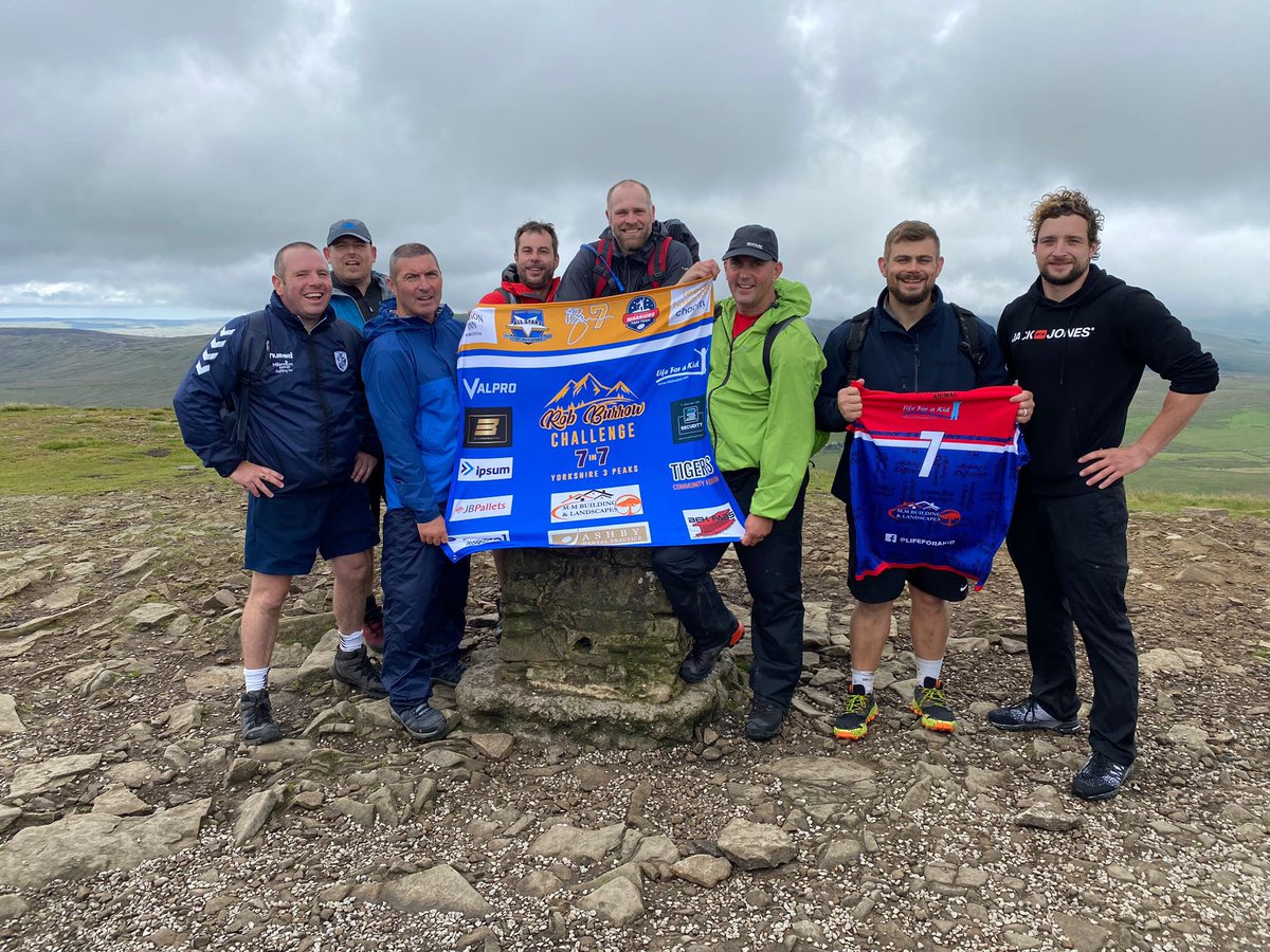 Davidmerrick18's tweet photo. Well that’s the 3 peaks done with a great bunch of lads!! All for a great cause so come on people get sponsoring the rest of the group who have ANOTHER 6 days to go😳😳🥾🥾https://t.co/Kp2xPnbCHX @Rob7Burrow @burrow_geoff @georgeyboy @jonnymorgan21 @Stilts84 @MarkTipping https://t.co/QPc7yjOWhV