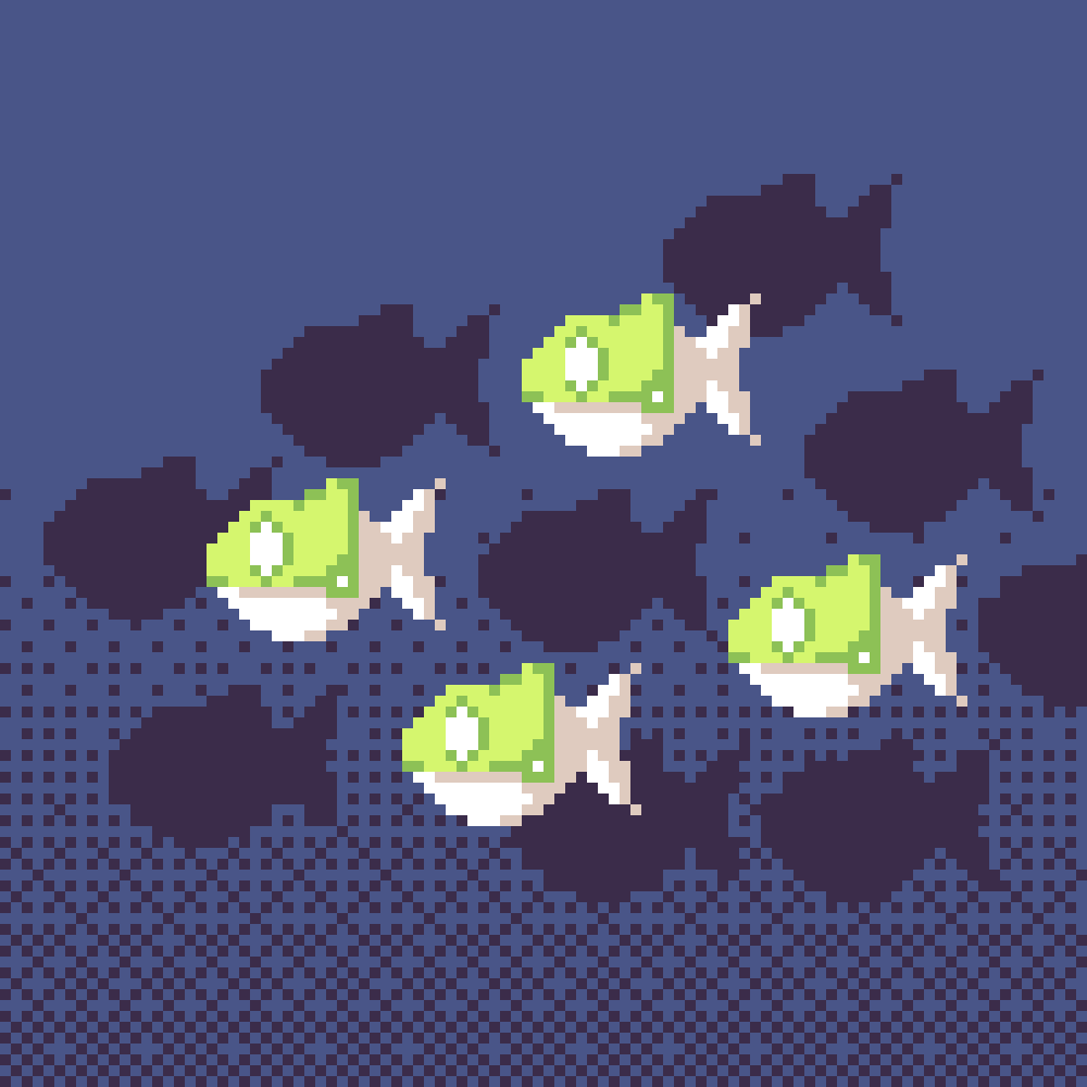 Octorebel's tweet photo. #pixelart #ドット絵 #Fish #Fishtoy #ocean #Aseprite https://t.co/AZ5oSdhoUQ