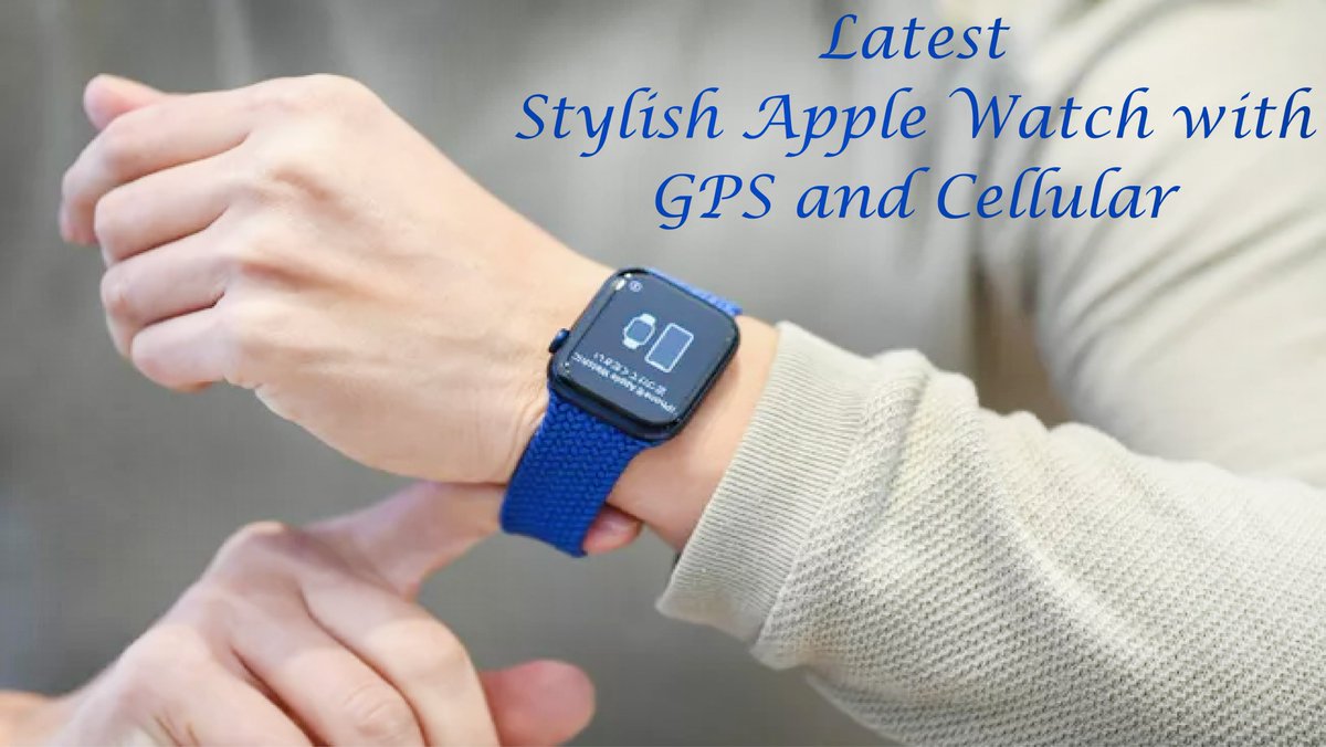 drdclassichome's tweet photo. Latest Stylish Apple Watch with GPS and Cellular

The Apple Watch will run operations, make calls, shoot dispatches, force cautions, and help with maintaining and it can be check your blood oxygen situations with a brand-new detector and app.

Read More:
https://t.co/XygzyAirpw https://t.co/60tbYE68Ux