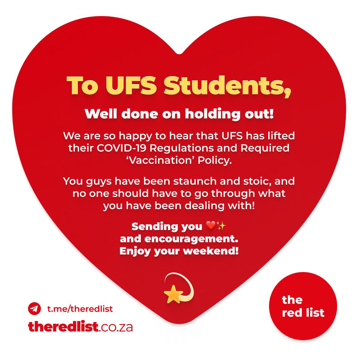 The_Redlist1's tweet photo. π Well done to the students of #UniversityOfFreeState for holding the line https://t.co/XG0FEWKPyi