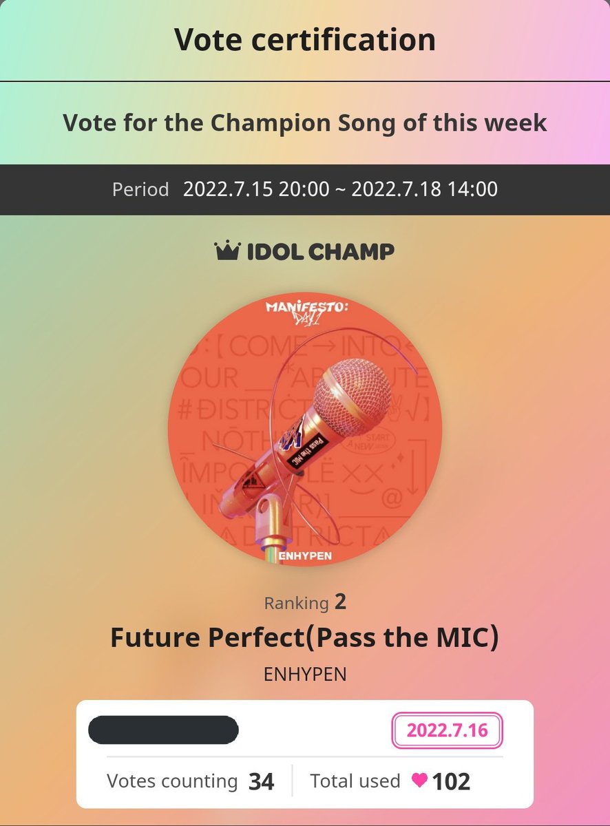 yrbsk_'s tweet photo. IDOLCHAMP WINNER: ENHYPEN🎉🎉 https://t.co/rVTyRPgVLR