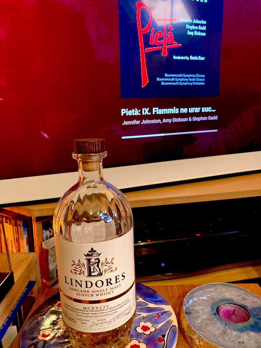 Week two is out 🙌🏽🚨 my whisky blog returns with pairings to music from @3choirs 2022 This week is #Pieta by composer @RichardBlackfd paired with @LindoresAbbey 3choirs.org/news/a-journey… join me at the concert on Wednesday 27th too 😍