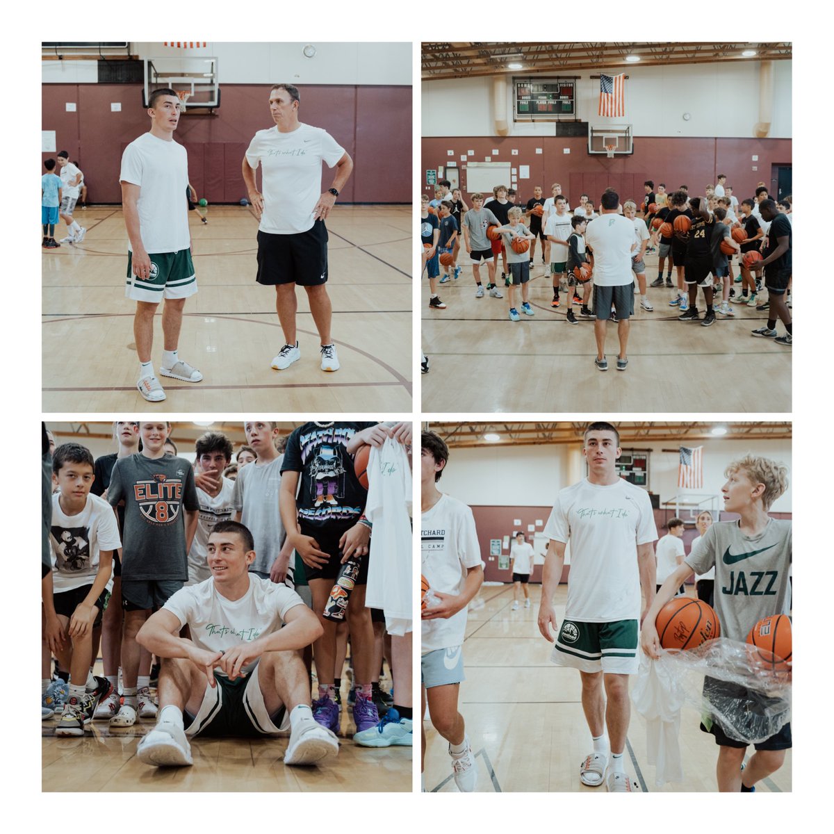 Payton Pritchard Camp was a huge success. Huge thank you to all the campers (140 plus, this week), to our great counselors, our great coaches Rob Key and Rahim Tufts ⁦@jumpstop20⁩, and the Pritchard family- ⁦⁩ @paytonpritch3⁩ is an inspiration to kids everywhere.