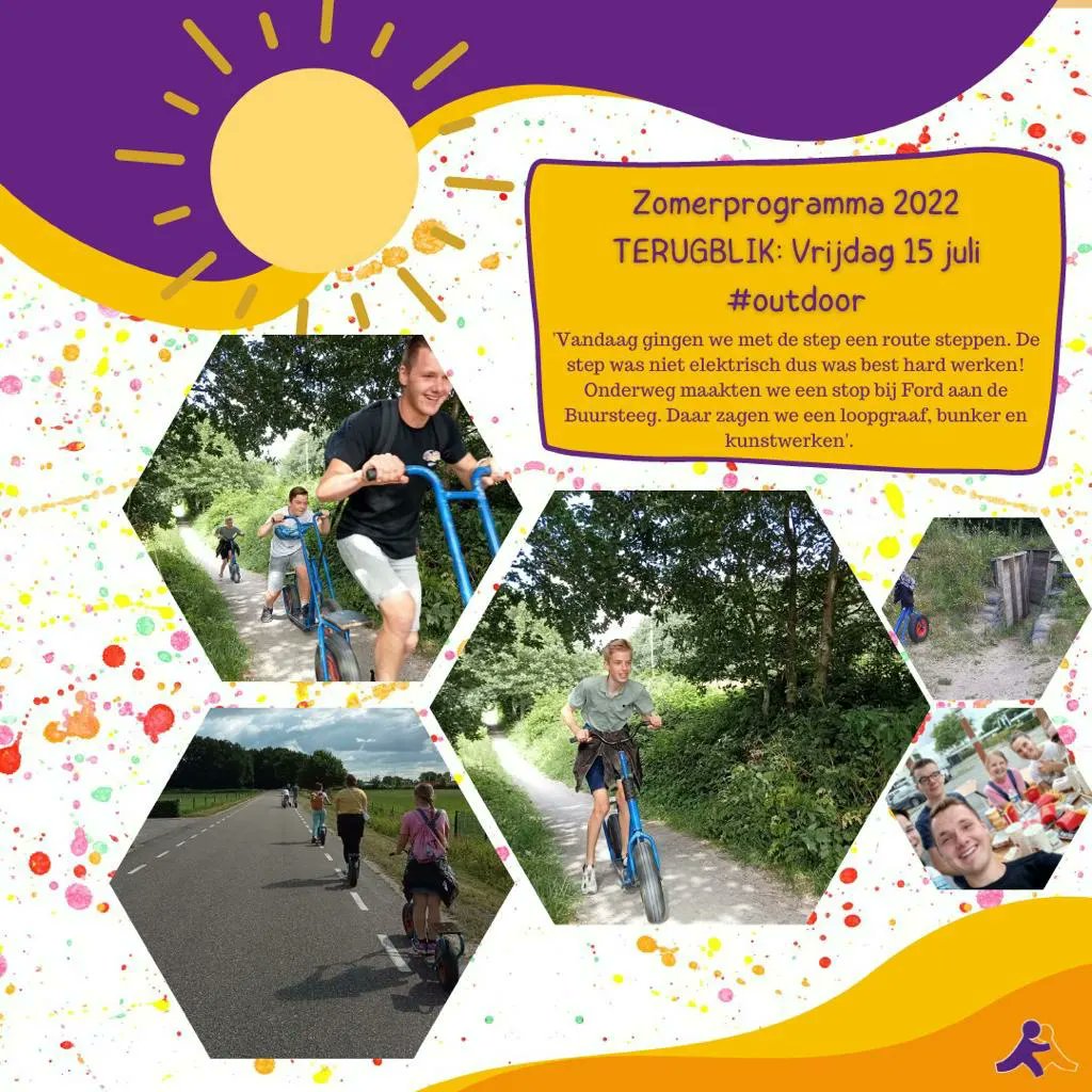 NetwerkvoorJou's tweet photo. ☀️ZOMERPROGRAMMA☀️
Wat was dit een toffe week!! Ben jij tussen de 14 en 27 jaar en doe je volgende week ook mee? Welkom!
#jongeren #club #netwerkvoorjou #veenendaal #zomerprogramma #socialeactie #bedrijven #organsaties #bezoeken #crea #outdoor #meedoen #vriendenmaken #plezier https://t.co/ZCLacHB1K2