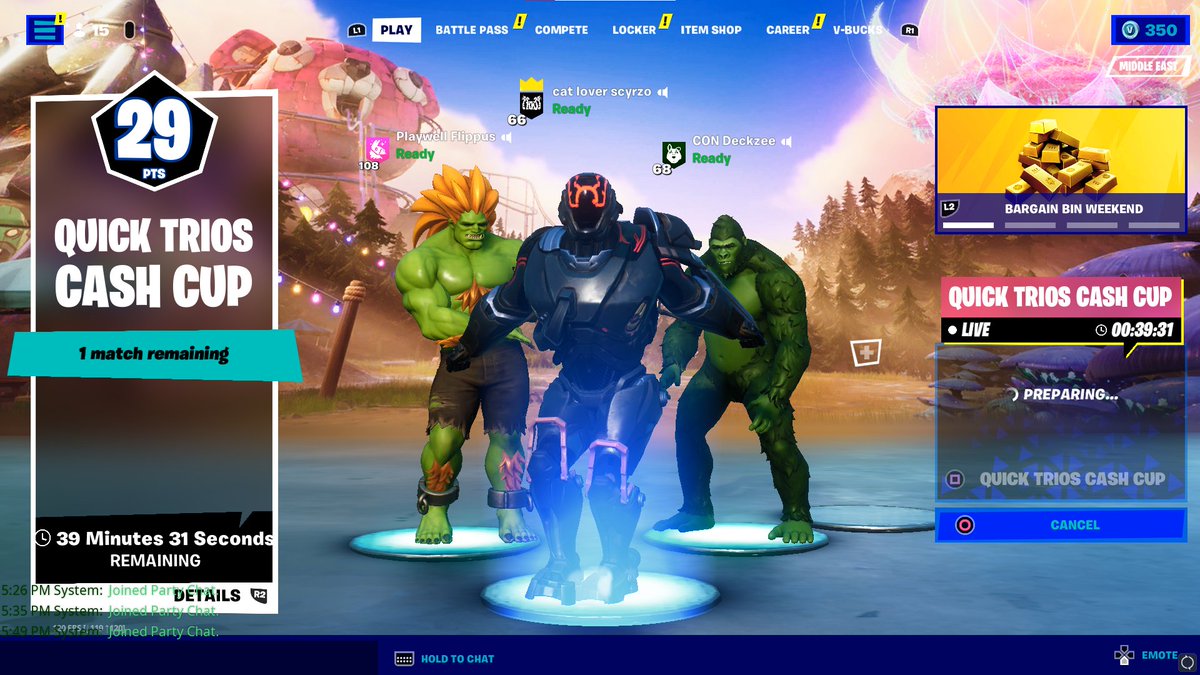 NEW TRIO DOING SO WELL 1ST PLACE