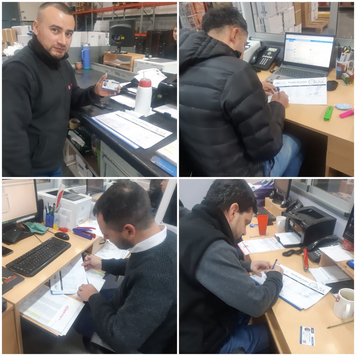ListaAzulSEC's tweet photo. YA COMENZAMOS CON LA FIRMA DE AVALES 💙

 Gracias @Rociotweet, @OscarTedescoSEC y Cristina Dos Santos por compartirnos las fotos de los/as compañeros/as respaldando la gestión y conducción de nuestro Srio. General. Cro. Armando Cavalieri

¡Firmá tu aval! ¡Contamos con tu apoyo! https://t.co/BqjM6z4xIZ