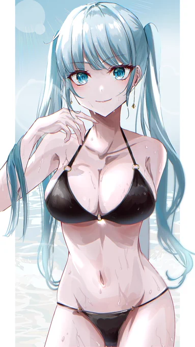 #初音ミク#水着 