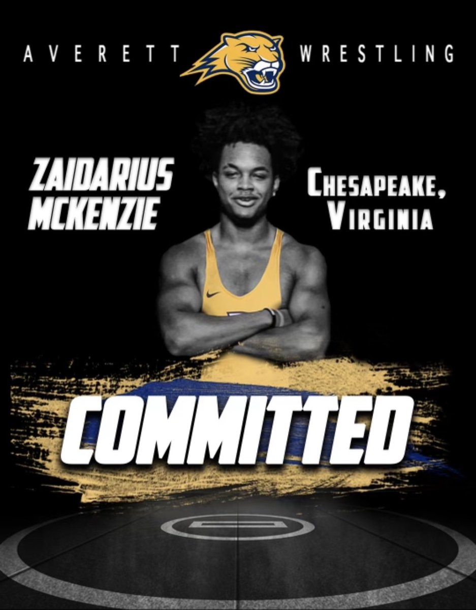averettwres's tweet photo. Our next Cougar comes to us from Indian River in Chesapeake, VA Zaidarius McKenzie!

Accomplishments:
Regional Placer
VA State Qualifier
VA State Placer
Most pins on team
All-Region in Football 🏈 
55 tackles 9 TFL 7.5 sacks

Zaidarius projects to wrestle 285! https://t.co/tfcd34k7Zx