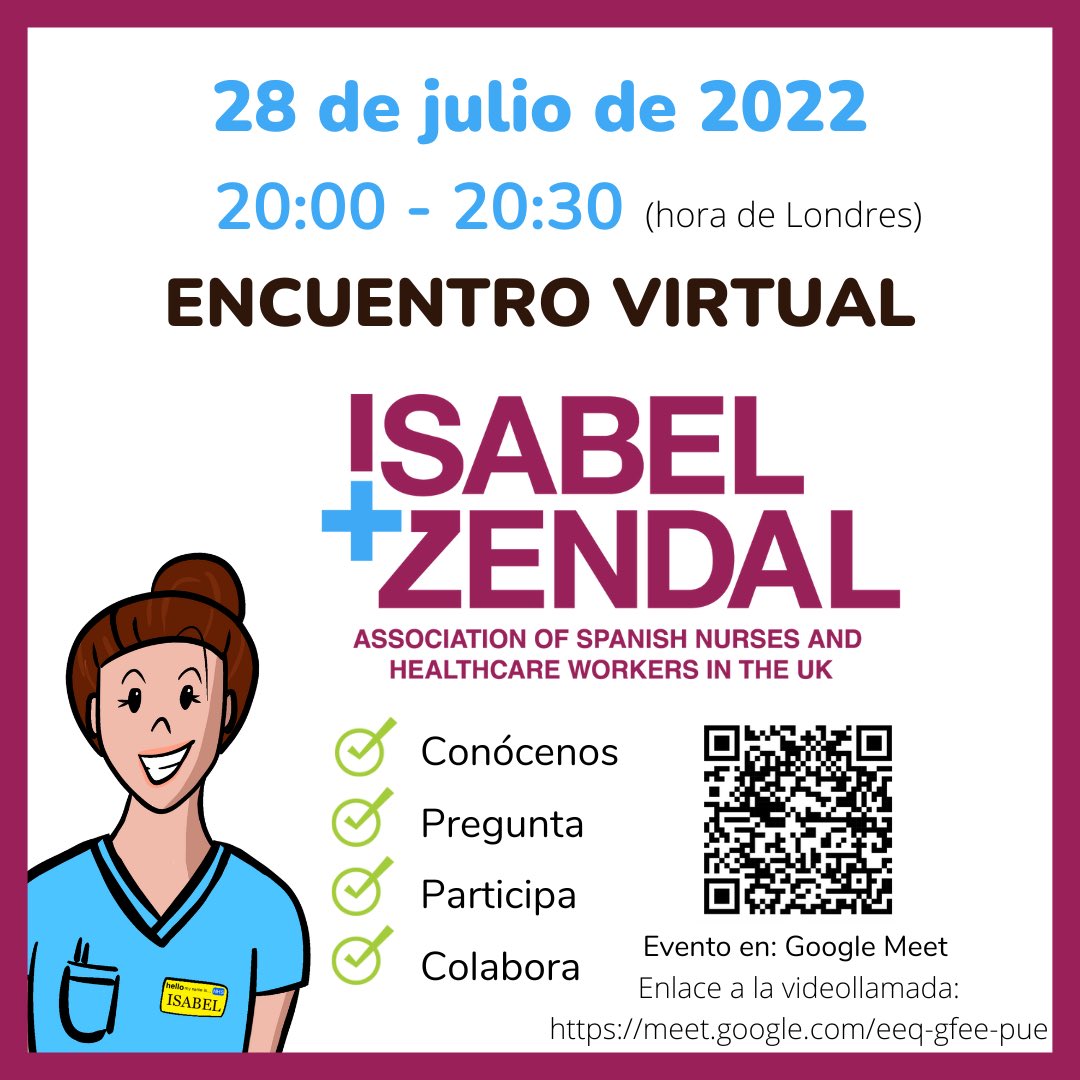 Asociación de Enfermeros en UK Isabel Zendal tweet media