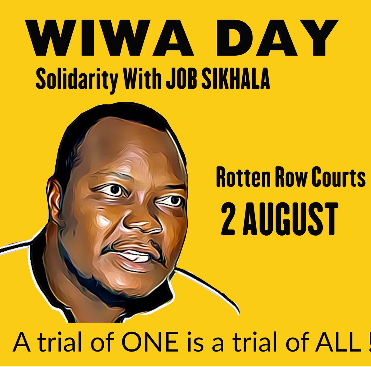 ZSolidaritynet's tweet photo. Spread the word. Let's plan. Solidarity is the currency of  the struggle. Wiwa stood with the persecuted in Nyatsime, he has stood for all of us, why would it be hard for us to stand with him?  #WiwaDayLoading #wiwaDay ....🕑🕒🕓 https://t.co/2bgTkZDb8Q