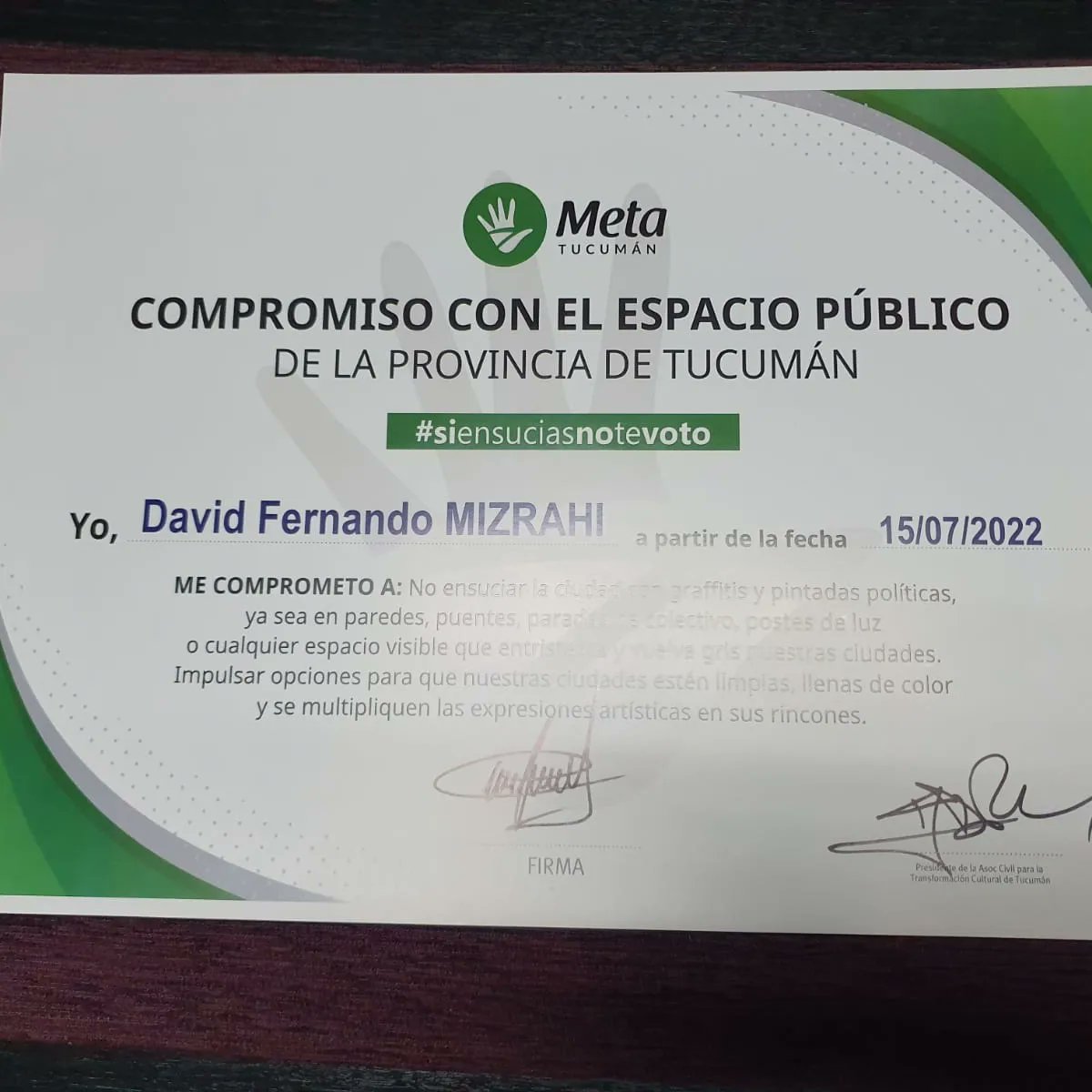 ARomanoNorri's tweet photo. Nos reunimos junto a @davidmizrahiok con los representantes de @MetaTucuman. Una asociación civil que busca generar un cambio cultural mediante la recuperación del espacio público a través de intervenciones artísticas en lugar de pintadas políticas en la vía pública. https://t.co/Gq2Z9BIpsH