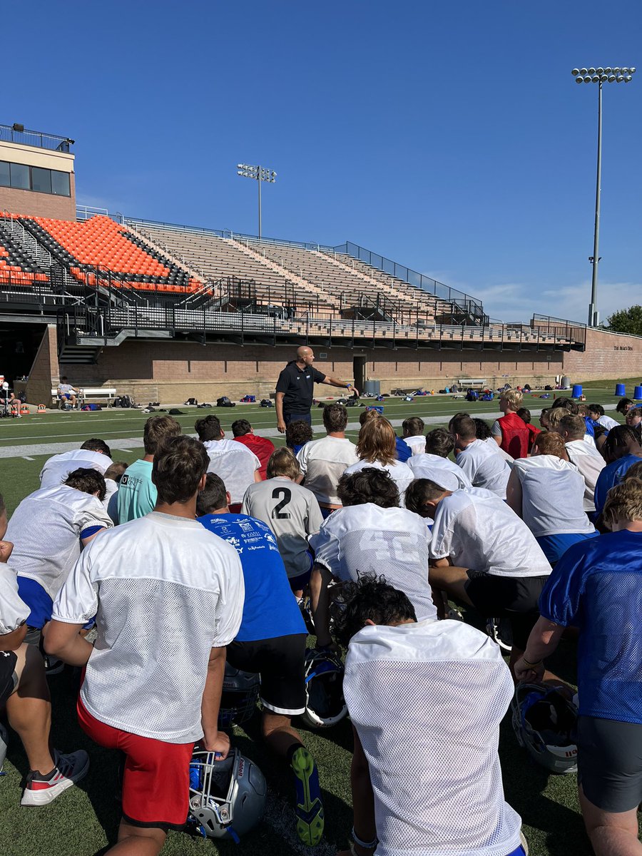 Thanks <a href="/KenChaffin/">Ken Chaffin</a> for coming and spending time with our football program!  You had a great message! #frontporch #theprocessrtb