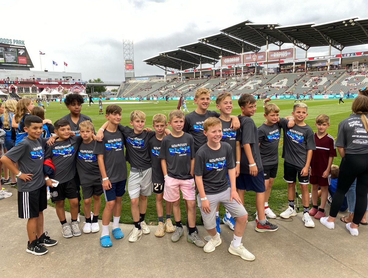 nm_rush's tweet photo. Our 2010 Boys had a great time at Rush Fest in Denver. They got to meet Lalas Abubakar who is the starting Center Back for the Colorado Rapids. Abunakar was teammates with 2010 Boys Coach Dillon Nino at the University of Dayton. https://t.co/ex07lLyovU