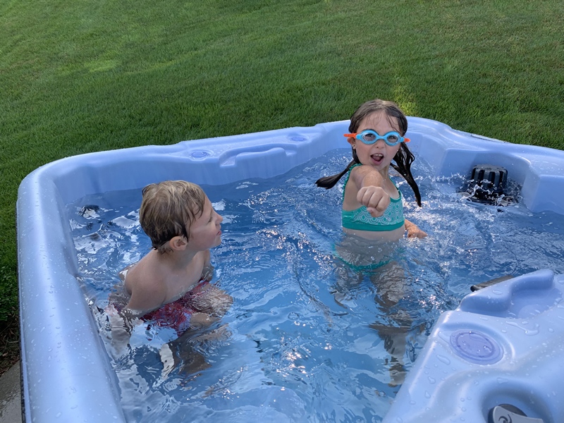 AquaticsCod's tweet image. Turn down the temp and enjoy family time in the hot tub this summer!