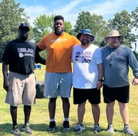 MilanMSFootball's tweet photo. THANK YOU to @treysmith and @MSSD_Director for coming to visit the Milan Middle School Football Program this week. Words of wisdom: Commitment and Hard Work! https://t.co/6ES47F7mRE