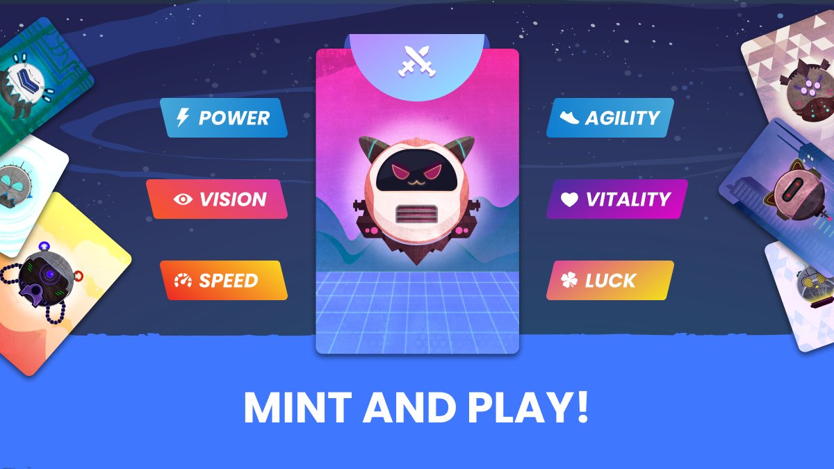 NoftGames's tweet photo. ✨Be a part of our incredible #NFTCommunity.
#MINT your #Noft and start to play right now!
🚀Space adventures are waiting for you in our #NFTGame!
 
CYBERNOFTS are available for #MINTING here: https://t.co/h1Utbmz5HA https://t.co/1SZDEtn9P5