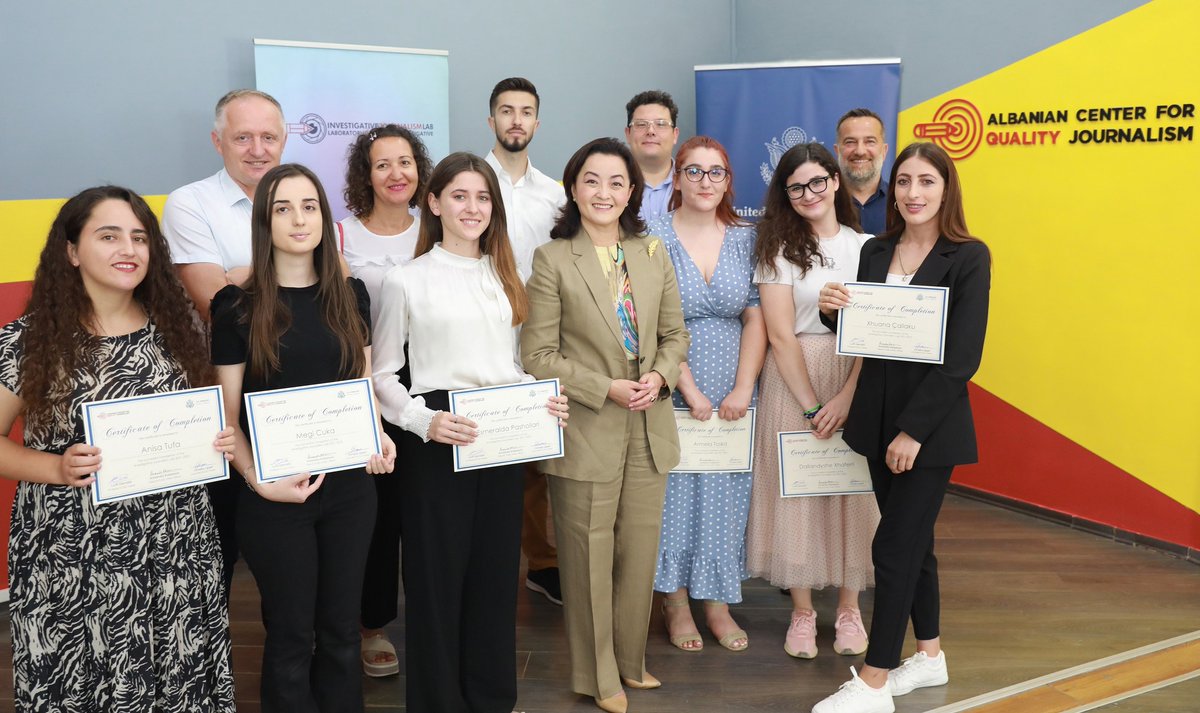 Kim to young journalists: Work hard to become guardians of the truth- en.ata.gov.al/2022/07/15/kim…