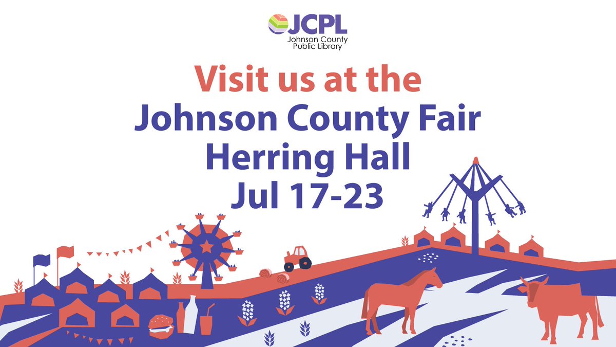 JCPLIN's tweet photo. Stop by the JCPL booth in Herring Hall at the Johnson County Fair to bowl with robots and color! We'll be there all week from 3-9 p.m.

#JCPL #JohnsonCountyFair https://t.co/fVzKxAkouH
