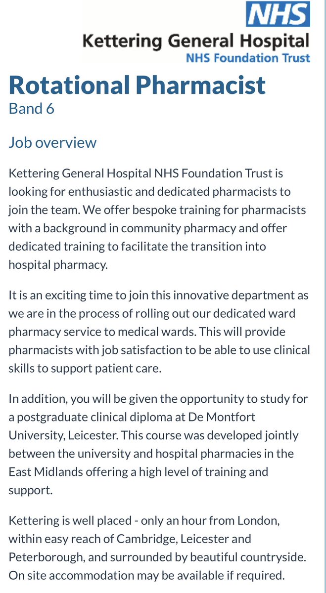 EmmaCramp's tweet photo. We have some more B6 #Pharmacist posts out on Trac. Take a look before they get snapped up! We offer fantastic rotations and training (including IP). https://t.co/TK8sAPJYXb #NHSJobs @UKCPA @TheGPhC https://t.co/wUu4Gios5S