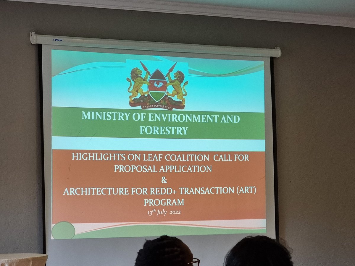 Psamson Nzioki (@sir_psam) on Twitter photo This week, <a href="/Environment_Ke/">Ministry of Environment, Climate Change & Forestry</a>, <a href="/UNDPKenya/">UNDP Kenya</a>, ClimateFocus and <a href="/africa_ci/">Conservation Intl.-Africa</a> brought together stakeholders to build capacity on and better understand the LEAF Coalition (Lowering Emissions by Accelerating Forest Finance) and its implication for Kenya. This week, <a href="/Environment_Ke/">Ministry of Environment, Climate Change & Forestry</a>, <a href="/UNDPKenya/">UNDP Kenya</a>, ClimateFocus and <a href="/africa_ci/">Conservation Intl.-Africa</a> brought together stakeholders to build capacity on and better understand the LEAF Coalition (Lowering Emissions by Accelerating Forest Finance) and its implication for Kenya.