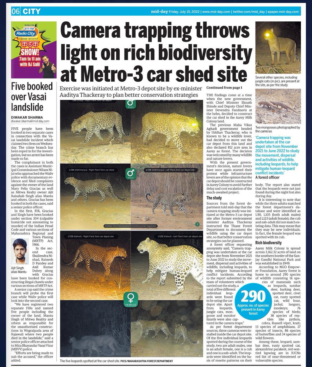 nowdurga's tweet photo. Wake up call!

#SaveAarey #AareyForest https://t.co/R5Czi75nCT