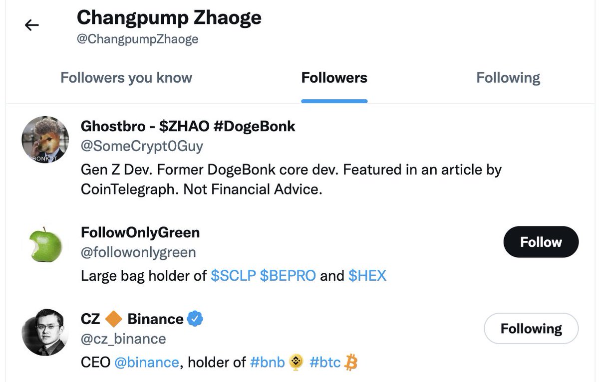 BaoFuRiJi's tweet photo. Thank you 
@cz_binance
 for the follow! We won't let you down Senpai! Here's to working towards a future with much greater #BNB adoption with financial freedom for the world! Stay tuned for our whitepaper!

#BSC #Binance #BinanceTurns5 #pancakeswap https://t.co/xRq0Jm5iVO