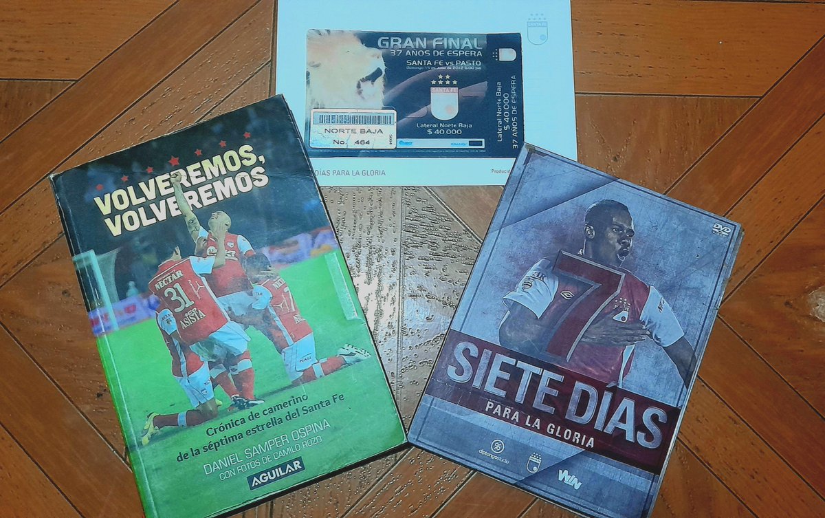 15/07/2012... Como la primera vez... 🏆🏆🏆🏆🏆🏆🏆🇲🇨🇲🇨🇲🇨 #ElDiaMasFelizDeMiVida <a href="/SantaFe/">Independiente Santa Fe</a> <a href="/lgars_Oficial/">LA GUARDIA ALBI-ROJA SUR</a>