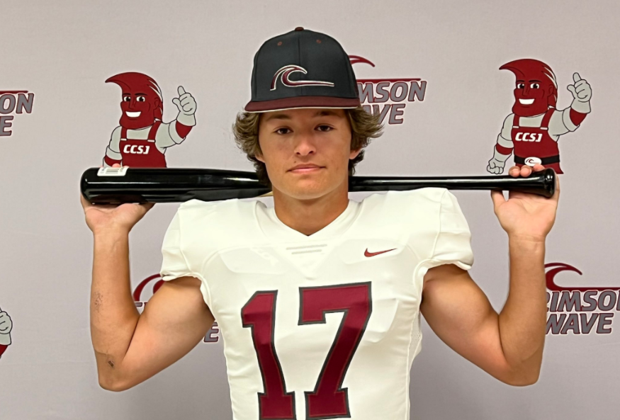 CCSJFootball's tweet photo. Fantastic Friday! @CanoBlaze adding to the #RegionRoots for @CCSJAthletics #Team1 #Squad22 #Two1Nine AND @CCSJBaseball https://t.co/QArPr6TIRk