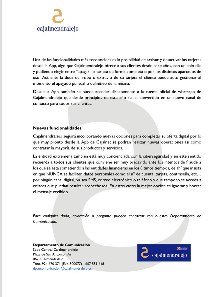 COPE Almendralejo tweet media