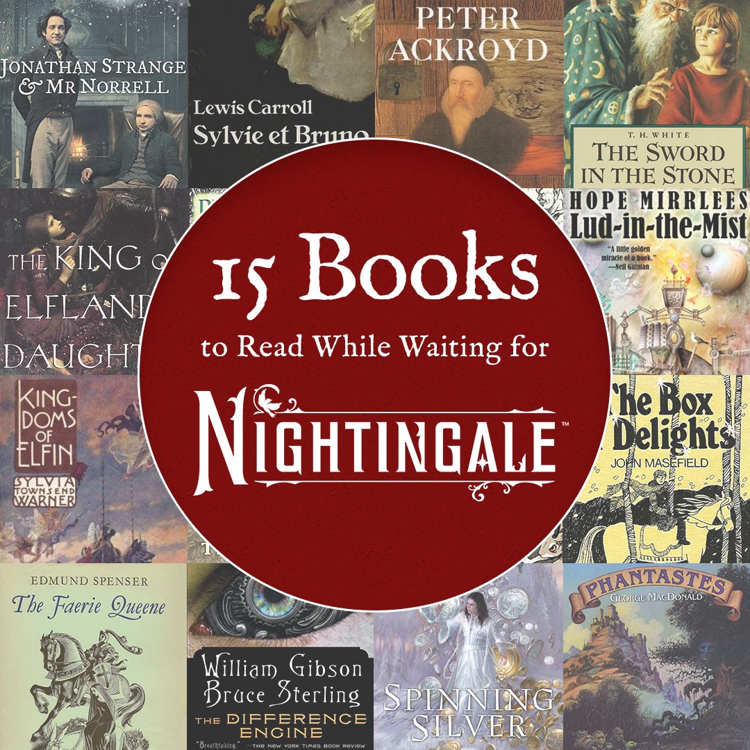 PlayNightingale's tweet photo. Can't wait for Nightingale?

Make the wait a little more entertaining by checking out this sample of our studio reading list:

🔗https://t.co/7lQNlp5yx7

[NOTE: Some of these pieces have mature content or sensitive topics. Please check online for content warnings before reading.] https://t.co/FaZcCLyIoA