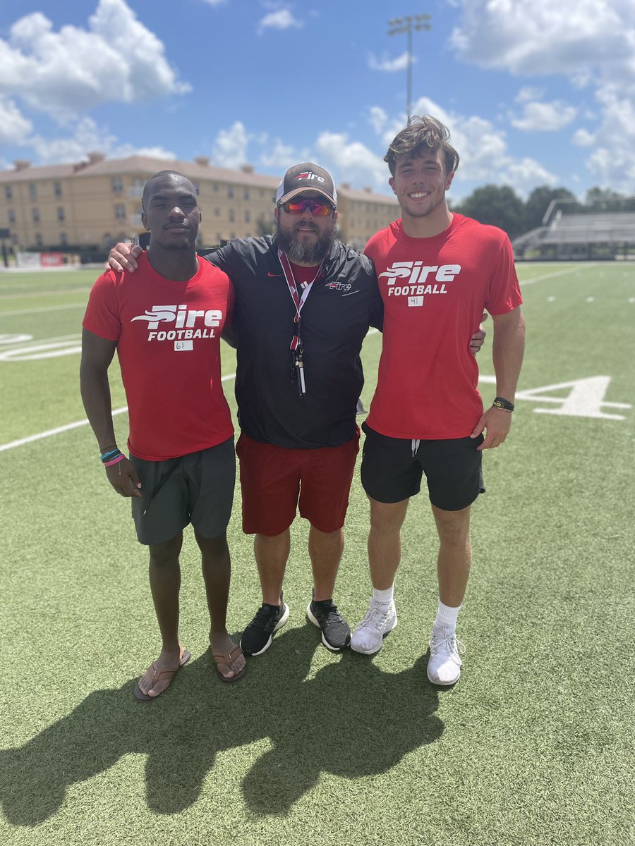 Had a great day at SEU football camp today🖤🏈 <a href="/CoachJones05/">Kyle Jones</a> <a href="/cole_highsmith/">Cole Highsmith</a>