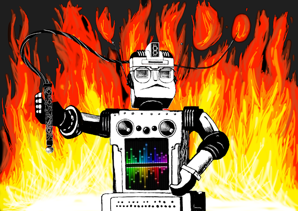 forty_bird's tweet photo. Burn in hell you scammers😈😈😈
NFT collection RoBionica! 1932
https://t.co/lCQQshPoT1
https://t.co/wKUoa9N5mb
#nft #robot #enemies #scam #scammers #hellflame #fire #hell #equalizer #whip #humor https://t.co/ytcCZ8rOHf