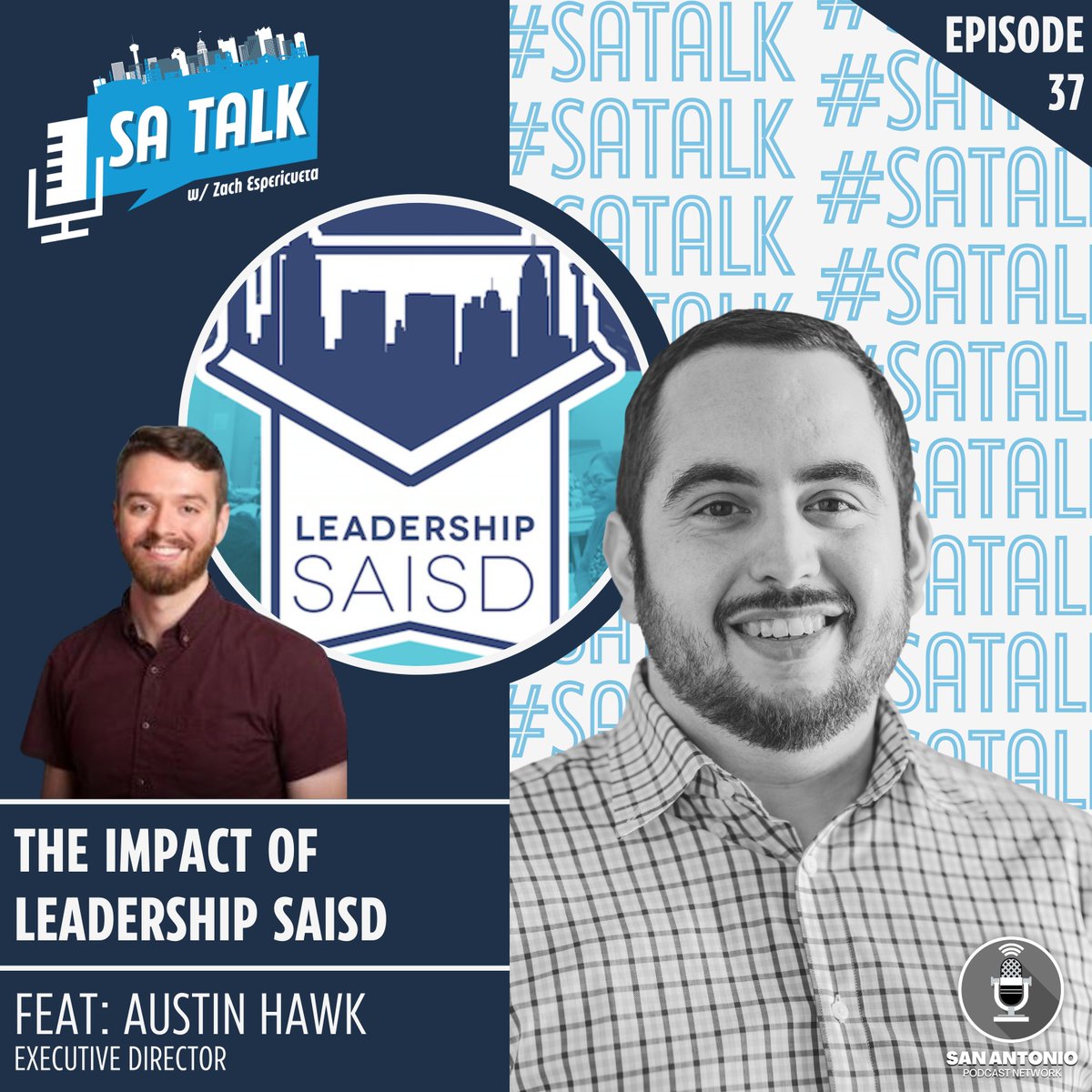 SAPodNetwork's tweet photo. Don't forget to check out Episode #37 of SA Talk featuring @leadershipsaisd and Executive Director Austin Hawk!
Tune in to learn more about LSAISD and the impact they're having in the San Antonio education community.
#SATalk #LSAISD #InformTransform https://t.co/ng6kjRlmvp
