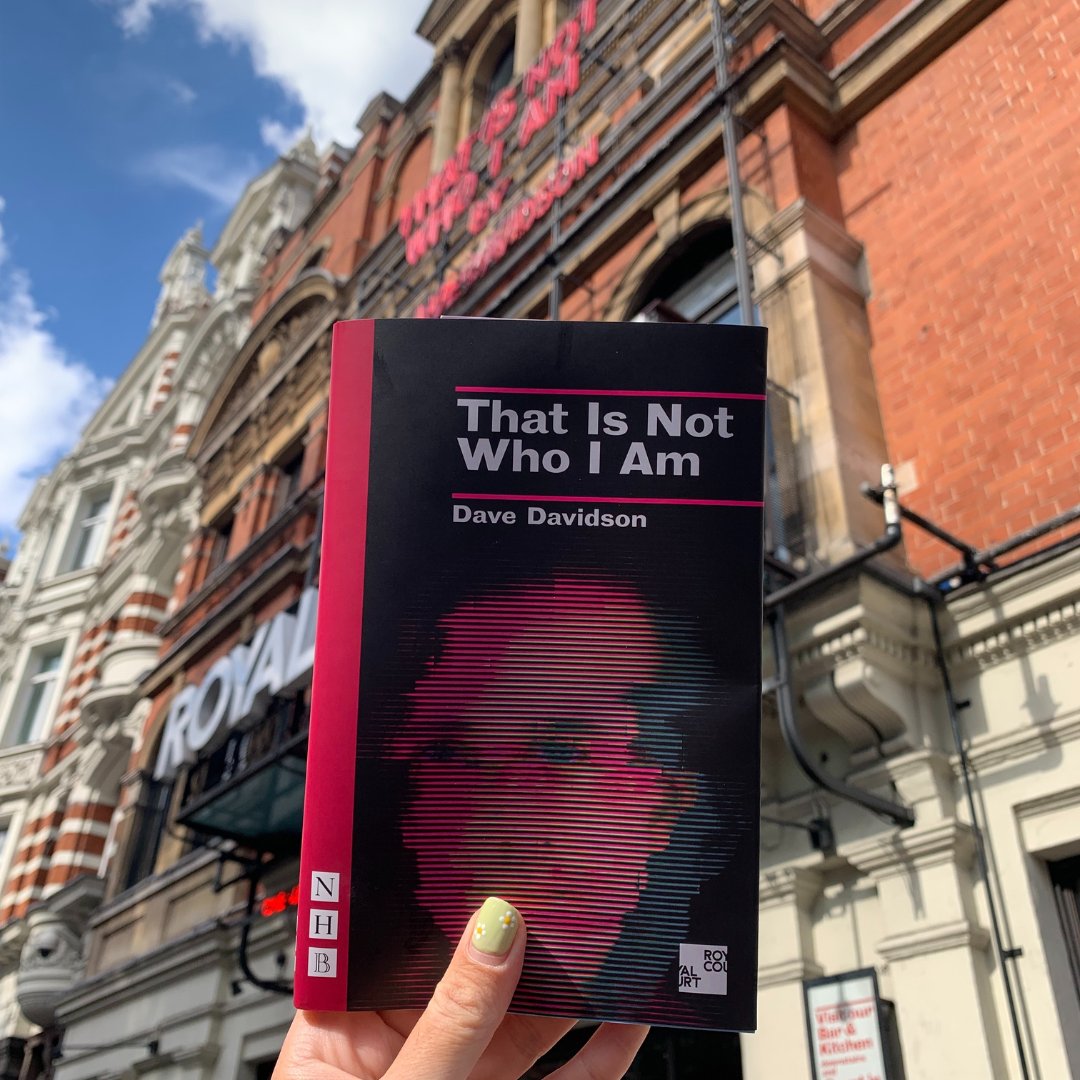 royalcourt's tweet photo. LAST CHANCE TO SEE 👀
#ThatIsNotWhoIAm closes this week with only a limited number of tickets available for tomorrow.
Don't forget the playtext is available to buy in the Samuel French Bookshop. Slip off the dust cover for a slippery surprise... https://t.co/nm1EFY0mjh