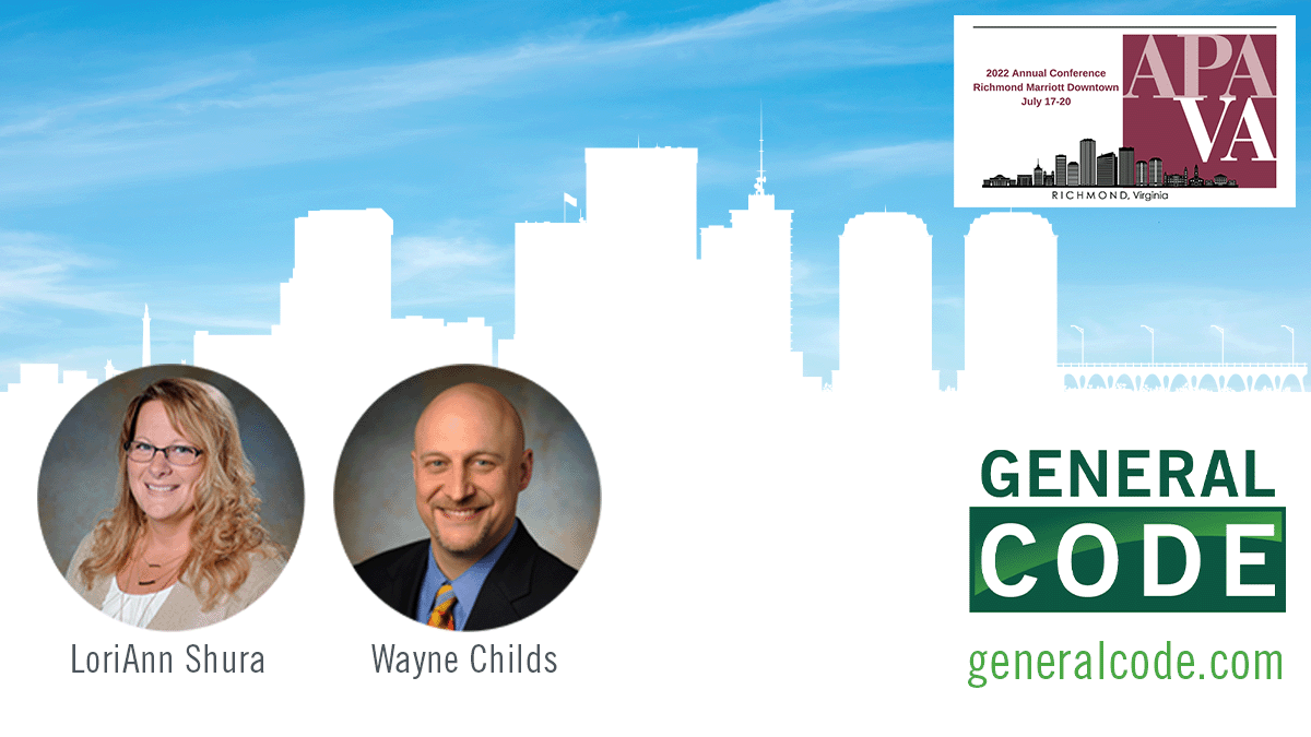 generalcode's tweet photo. Who's heading for Richmond for the #APAVA2022 conference? We'll see you there! Come and hear about General Code's new digital solutions for zoning/land use codes, interactive zoning maps, municipal codes, and more!
https://t.co/aOVgVcsdUE
#visualzoning #planning @APA_Virginia https://t.co/l0ydYCGc2O