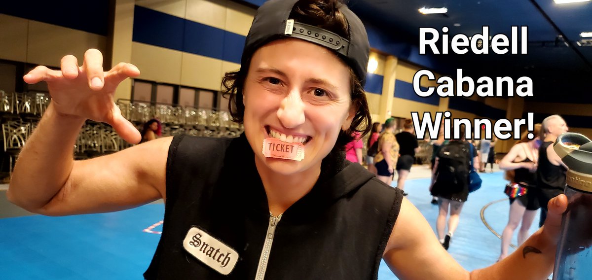 RollerCon's tweet image. Congratulations to Snatch! They won the Riedell cabana for the Black &amp;amp; Blue Ball! 
@iSkateRiedell #RiedellSkates #BlackNBlueBall