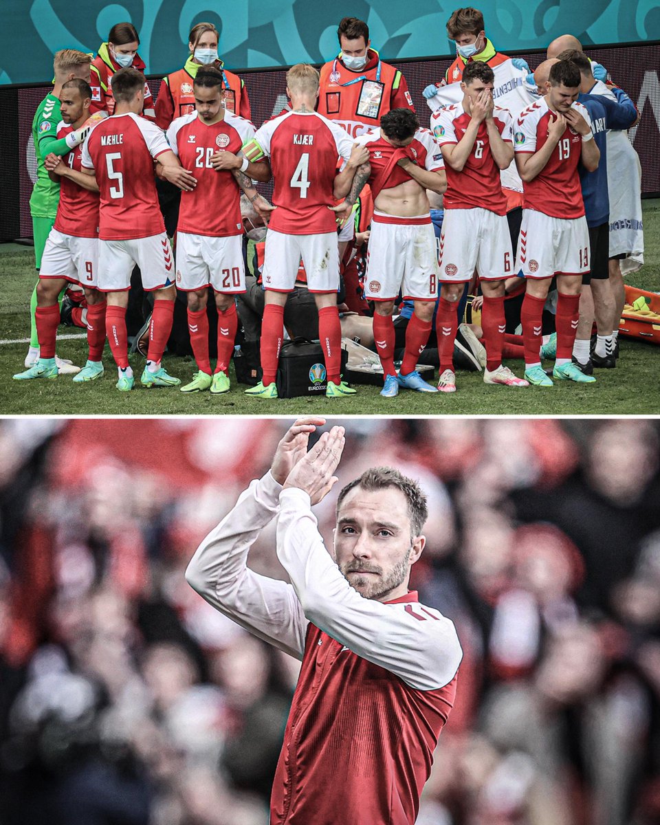 lvy99_'s tweet photo. 398 days ago, Christian Eriksen suffered a cardiac arrest on the pitch and told paramedics to keep his boots because he didn't think he'd play again.

Now he's playing for Man United. Inspirational ❤️
#Christianeriksen #ManchesterUnited https://t.co/JaMPtThsgC