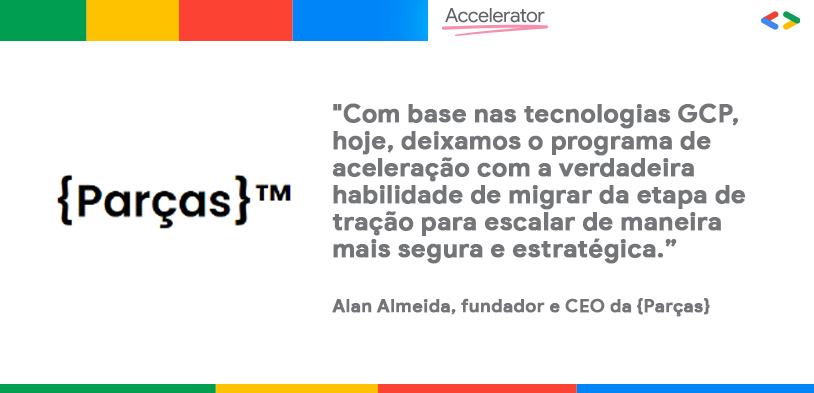 googledevbr's tweet photo. #GoogleForStartupsAccelerator 

Outra startup que obteve excelentes resultados usando os produtos de Cloud foi a {Parças}. ✌ https://t.co/Jj3gT3BqdJ